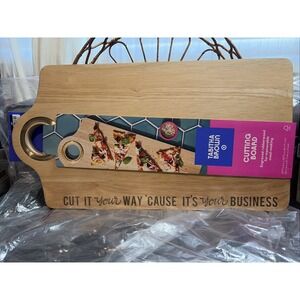 Wood Cutting Board "Cut It‎ Your Way Cause It's Your Business" Tabitha Brown NWT